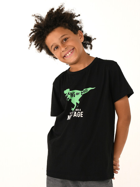 REMERA NEW AGE NEGRO