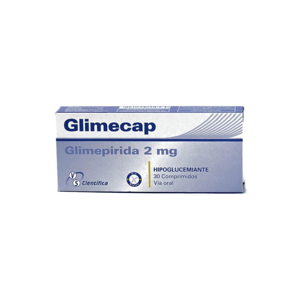 GLIMECAP 2 MG. CJ X 30 COMP. única