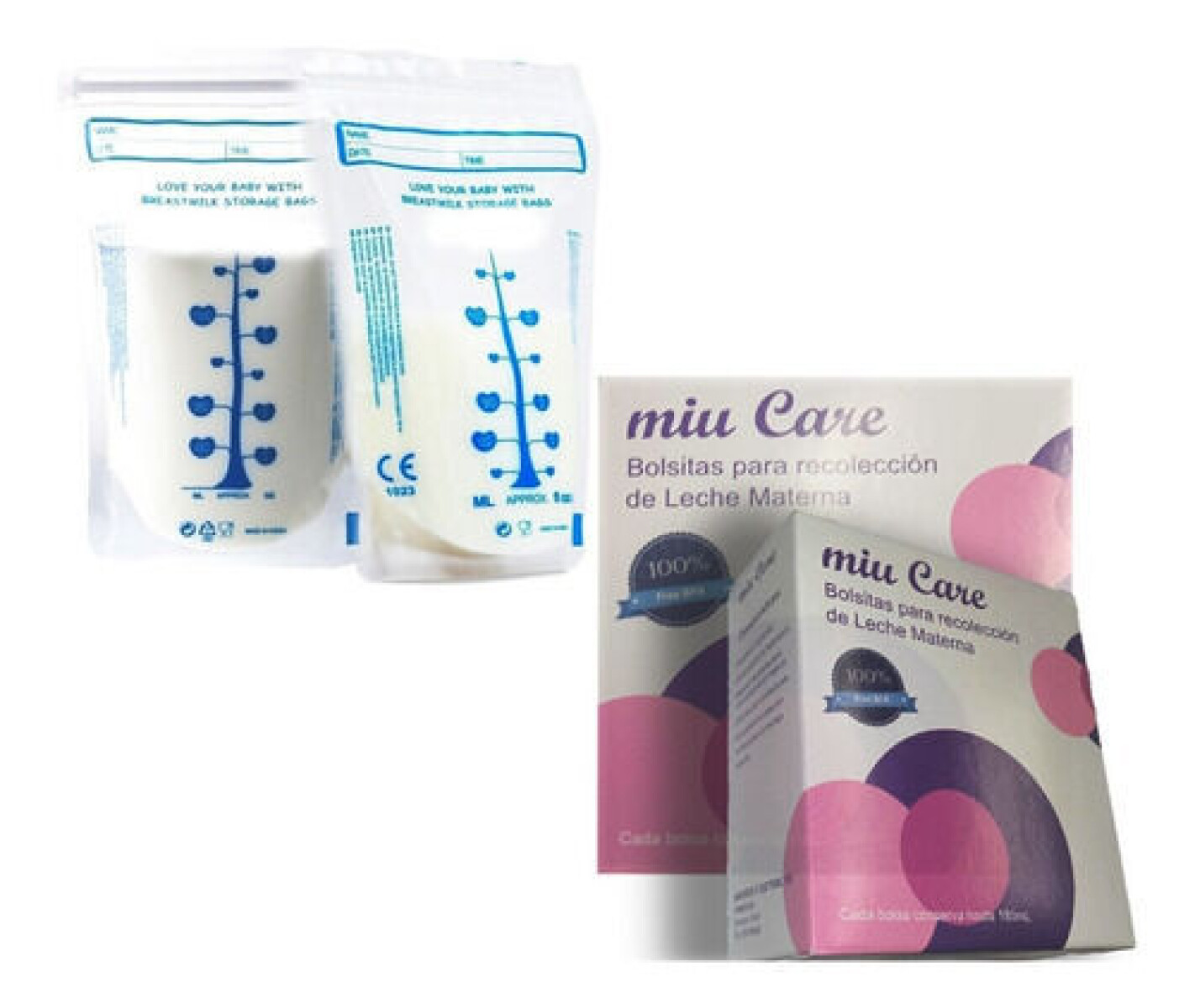 Miu Care Bolsitas para recolección de leche materna x30 