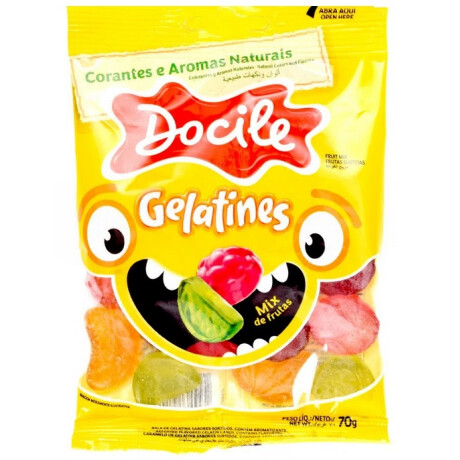 GELATINAS DOCILE 70G FRUTAS SURTIDAS GELATINAS DOCILE 70G FRUTAS SURTIDAS