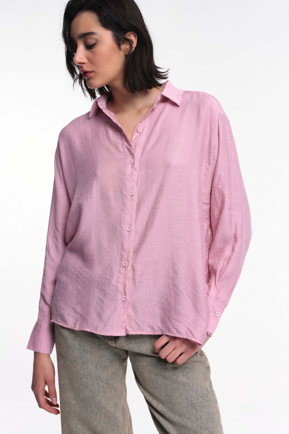 Camisa Bow Rosado