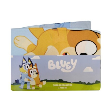 Juego de Sábanas Bluey Celeste 1 Plaza Juego de Sábanas Bluey Celeste 1 Plaza