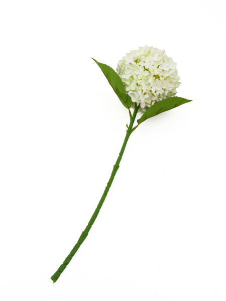 FLOR HORTENCIA FRISADA BLANCO
