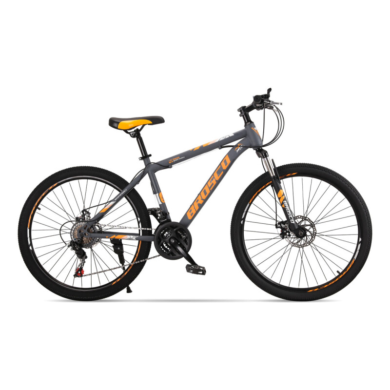 Bicicleta Montaña Rodado 26 Con 21 De Velocidad Aro 26 Naranja
