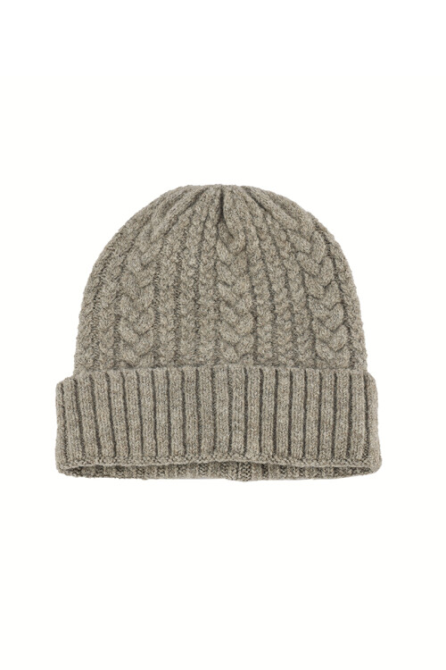 Gorro en 8 Gris