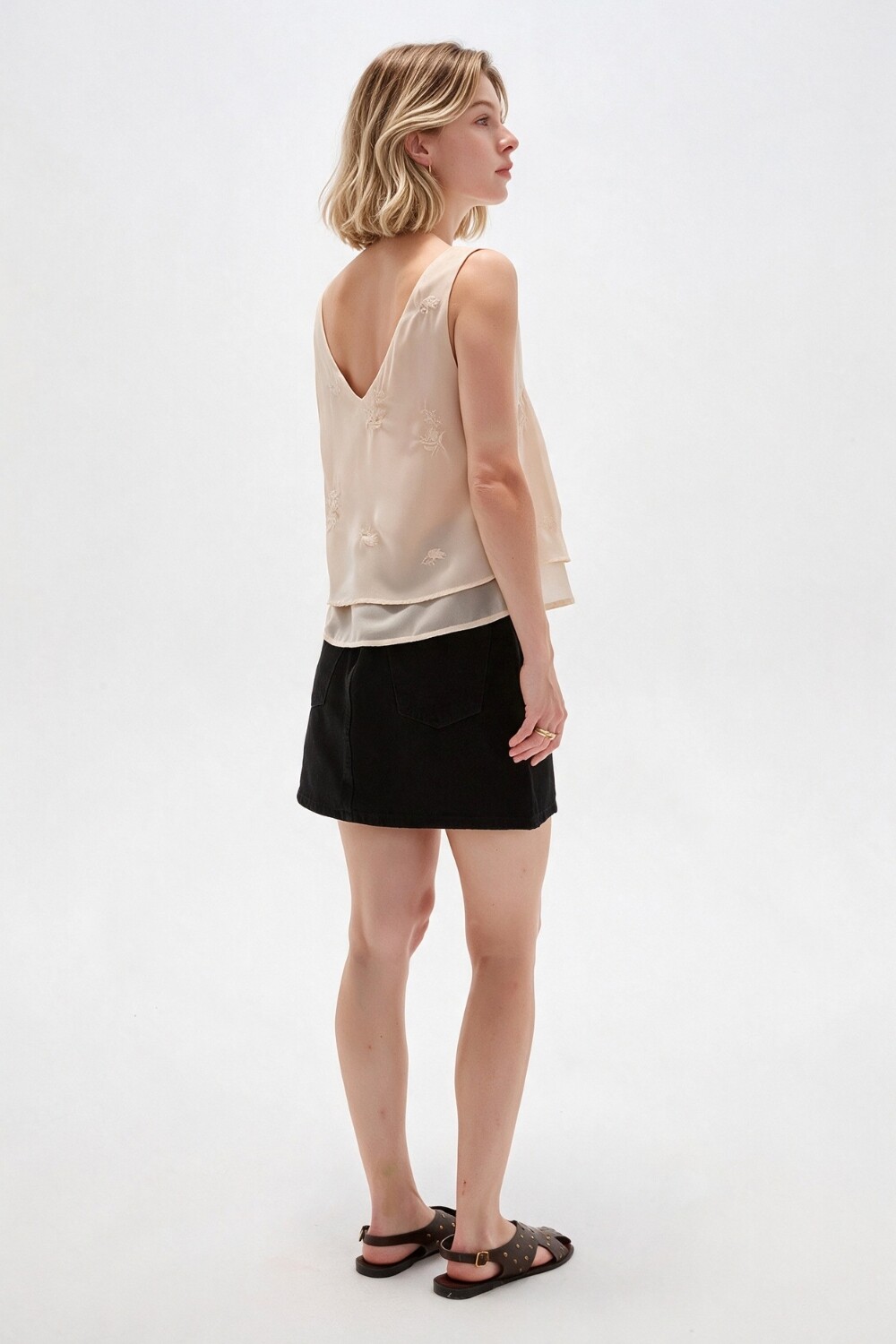Musculosa Meran Beige Claro