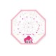 Paraguas pequeño pony rosa