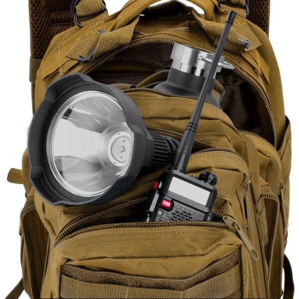 Mochila Táctica Militar Molle 30 Litros Caza Camping Viaje Color Beige Diseño De La Tela Lisa Mochila Táctica Militar Molle 30 Litros Caza Camping Viaje Color Beige Diseño De La Tela Lisa