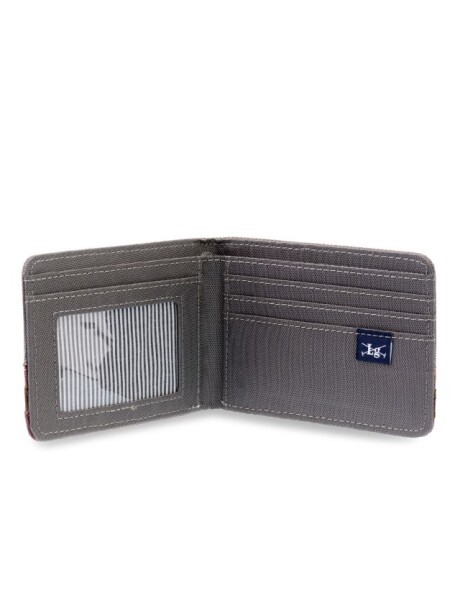 BILLETERA CANVAS BICOLOR Gris