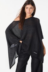 Blusa Nube Negro/Plateado