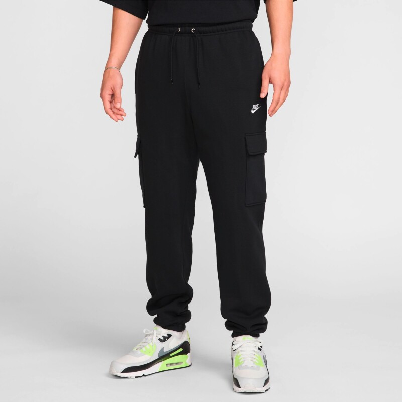 Pantalón Largo Nike Club de Hombre Negro