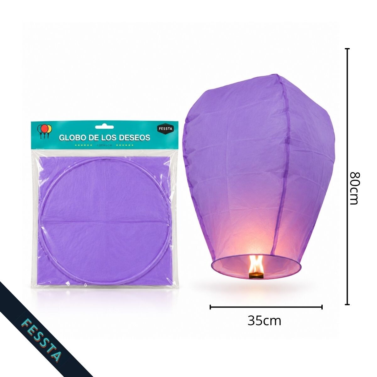 Globos de los deseos x1 - Violeta 