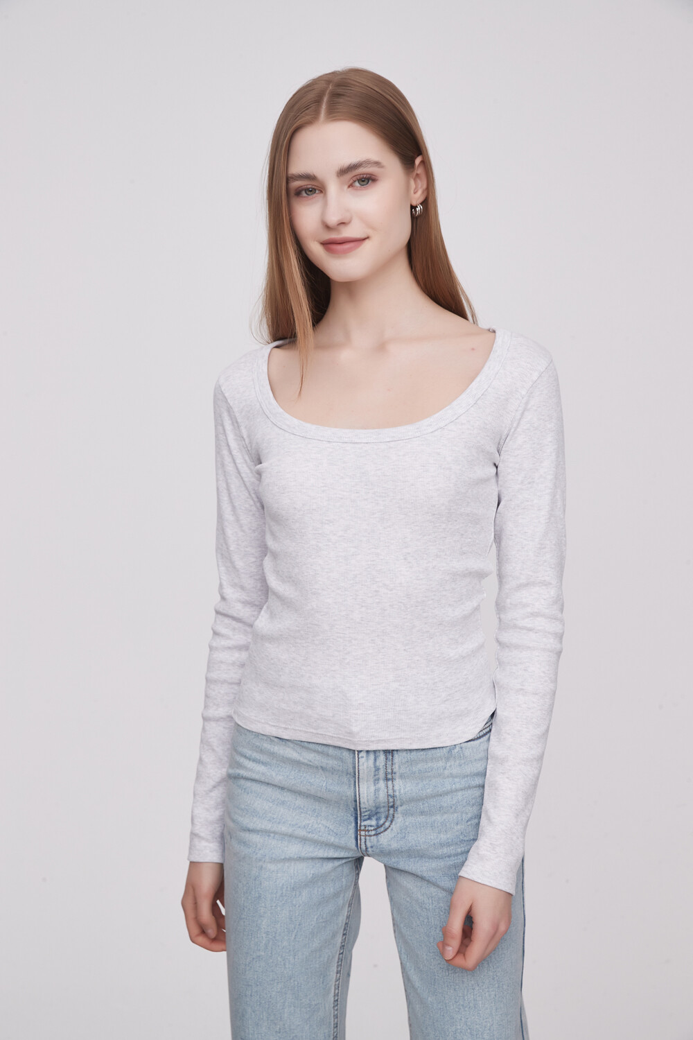 Remera Ibuya Gris Melange