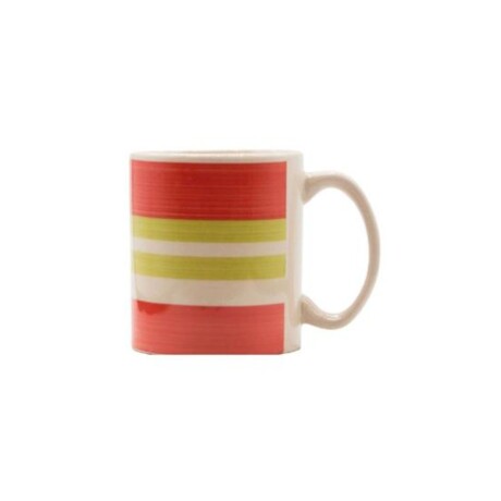TAZA CERAMICA RAYADA 350ML (7.5*9CM) TAZA CERAMICA RAYADA 350ML (7.5*9CM)