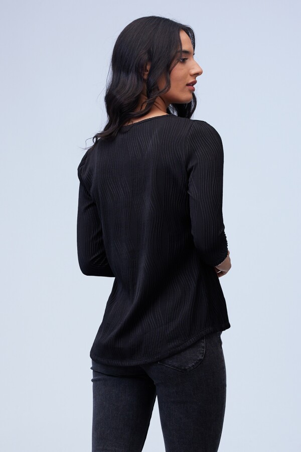 Blusa Zip NEGRO