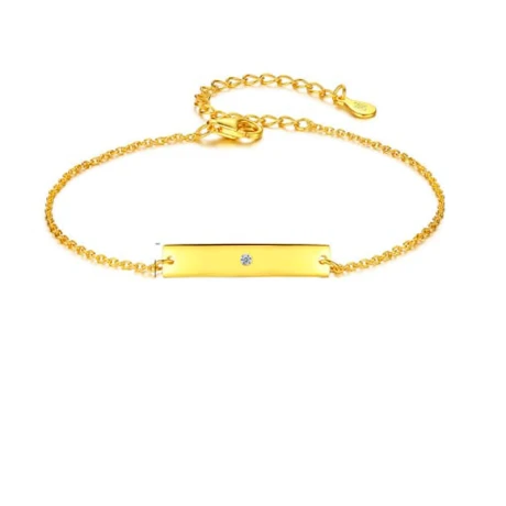 Pulsera GLAM en Plata 925 con baño oro 14k. Pulsera GLAM en Plata 925 con baño oro 14k.