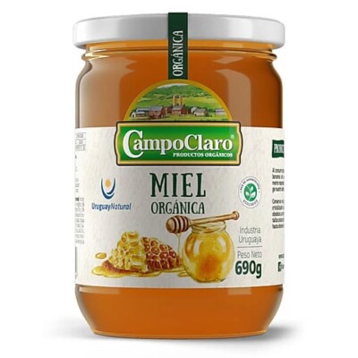 Miel Campo Claro Orgánica 690g Miel Campoclaro Organica 690g