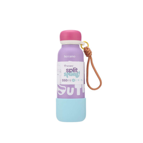 Botella Térmica Infantil Split Spring 550Ml. Violeta