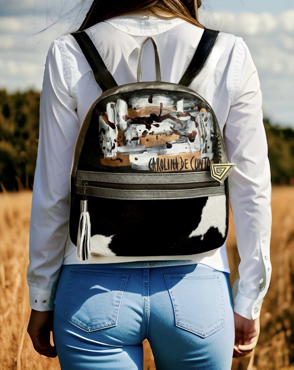 Mochila Triana Arte Con Pelo 