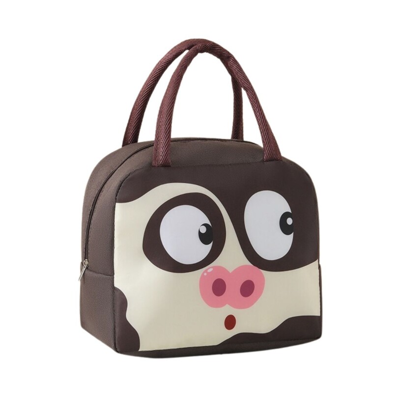 Bolsa Térmica Lonchera Infantil Bolso Caliente Frio Comida Vaca