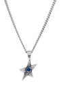 Blue Stelle Necklace Plata
