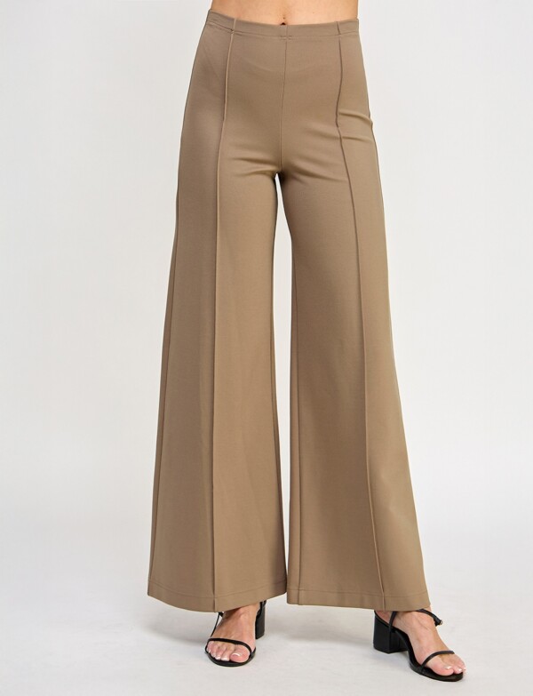 Pantalon Wide Leg TOSTADO