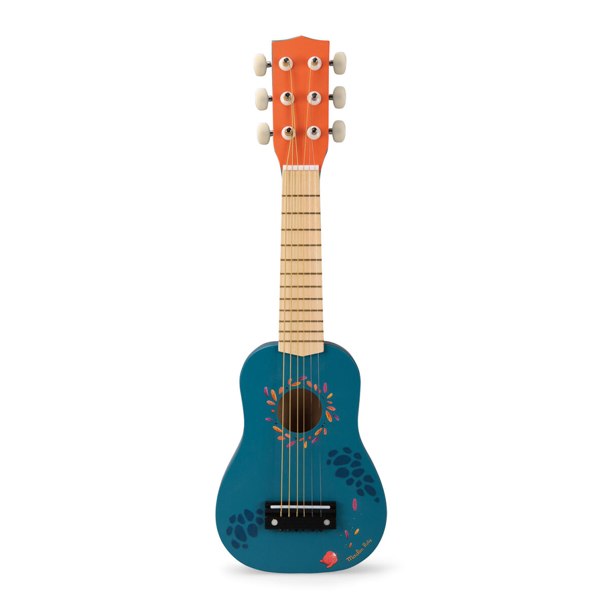 Guitarra de madera azul Moulin Roty 