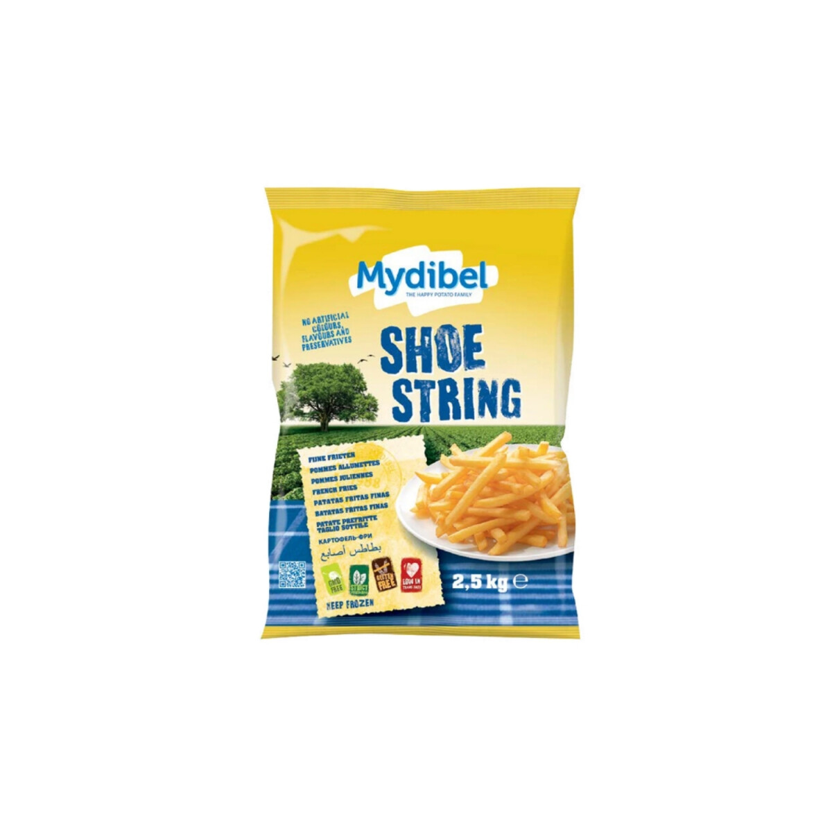 Papas Fritas Corte Fino Mydibel - 2.5kg 