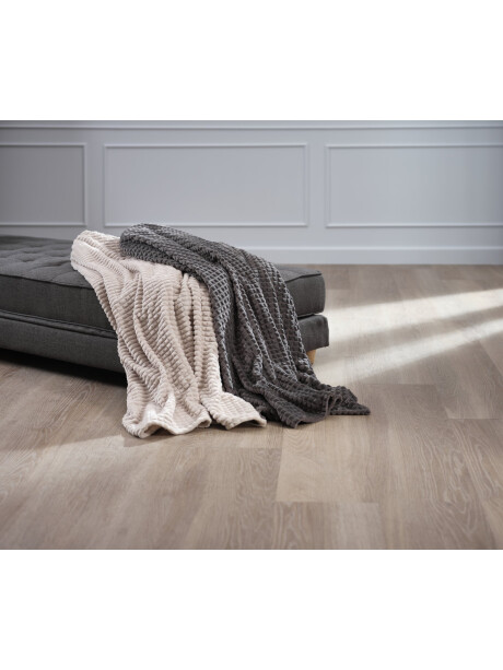 Manta HAGTORN fleece 140x200 gris Manta HAGTORN fleece 140x200 gris