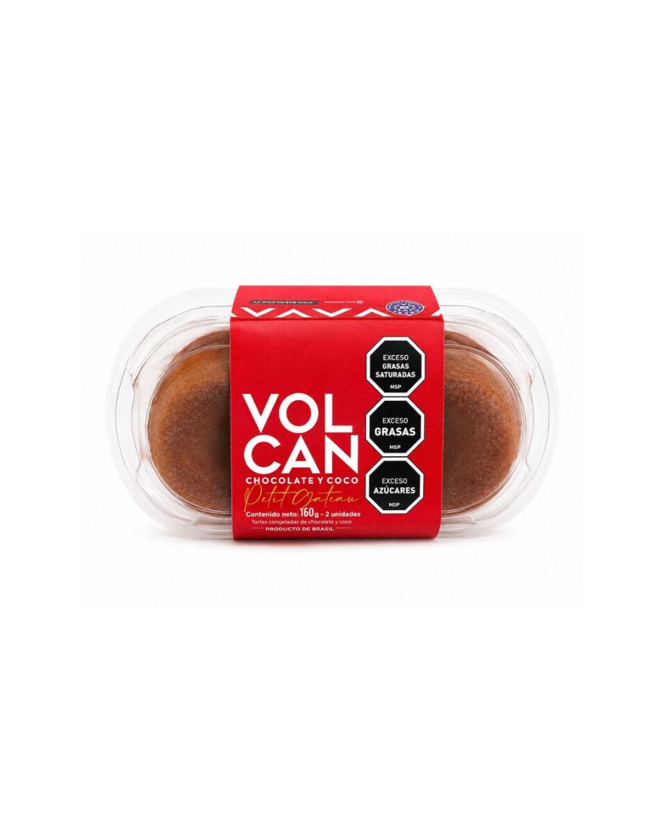 VOLCAN DE CHOCOLATE Y COCO GRABA 