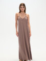 Vestido Bando Taupe / Mink / Vison