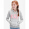 GAP LOGO HOOD LIGHT HEATHER GREY B10