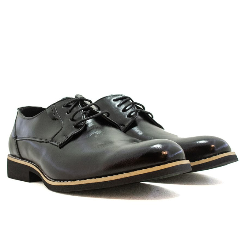 Zapatos Starsax Acordonado de Hombre - FD06M Negro