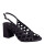 Sandalias de Mujer Bottero Cuero Calado Negro