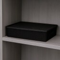 CESTO ORGANIZADOR CON TAPA NEGRO CESTO ORGANIZADOR CON TAPA NEGRO