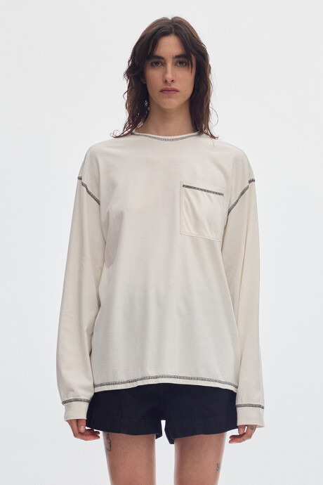 T-shirt Tom Offwhite