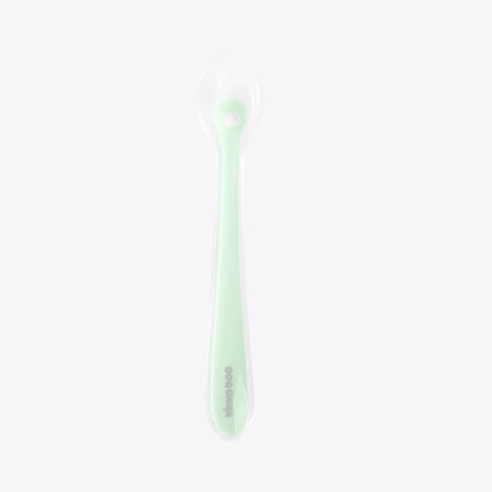 Cucharas x2 con estuche KIKKABOO verde agua