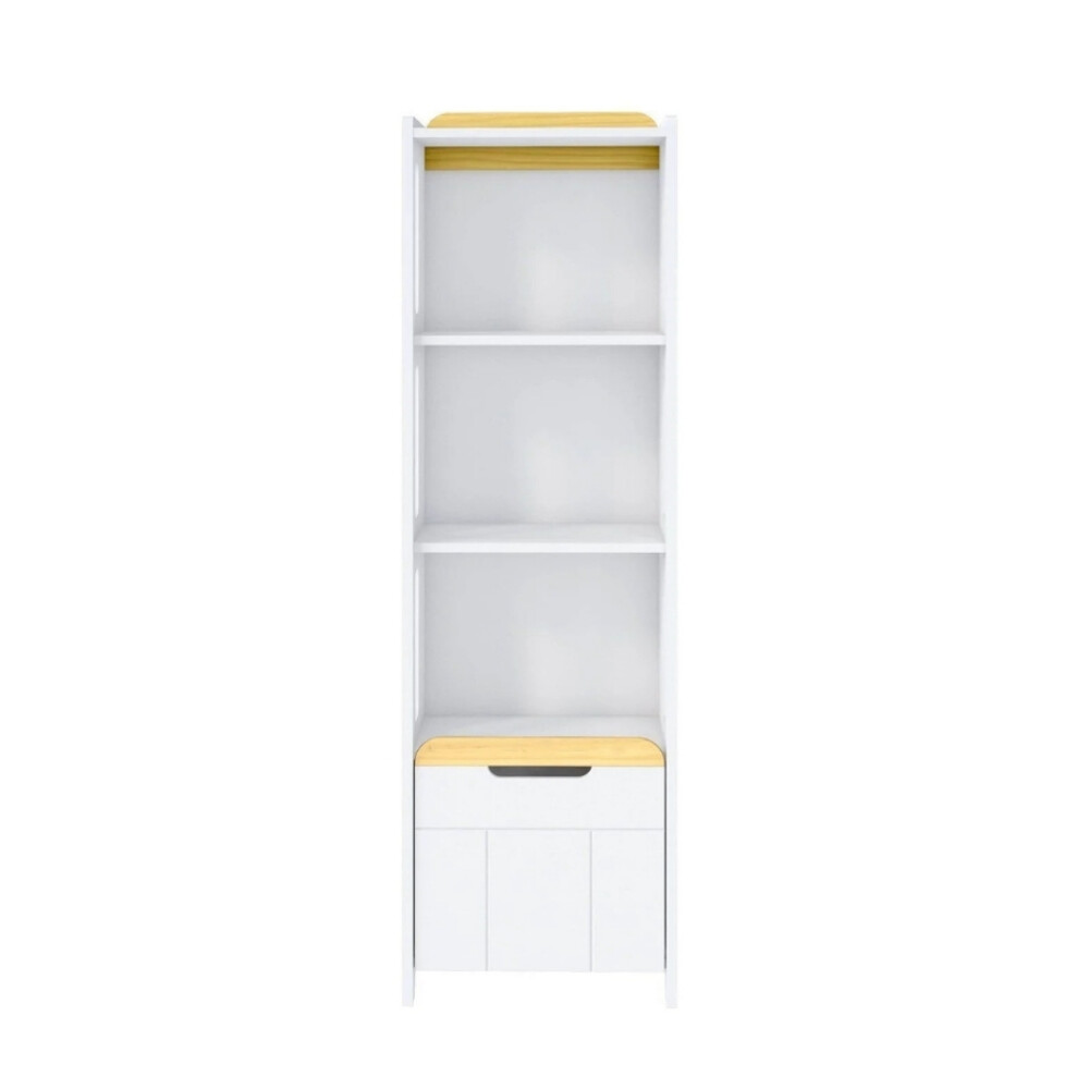 Estantería 1 Puerta 3 Estantes MDF - Petit Estantería 1 Puerta 3 Estantes MDF - Petit