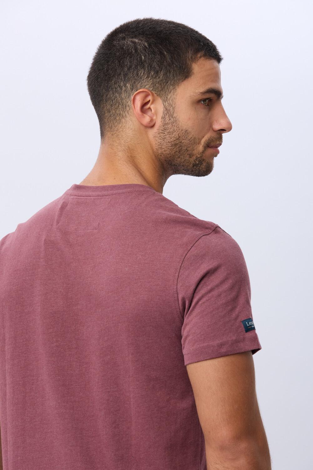 REMERA DE ALGODÓN Bordo