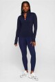 Polo Manga Larga Feather Tech+ Half-Zip Top Mujer Deep Navy