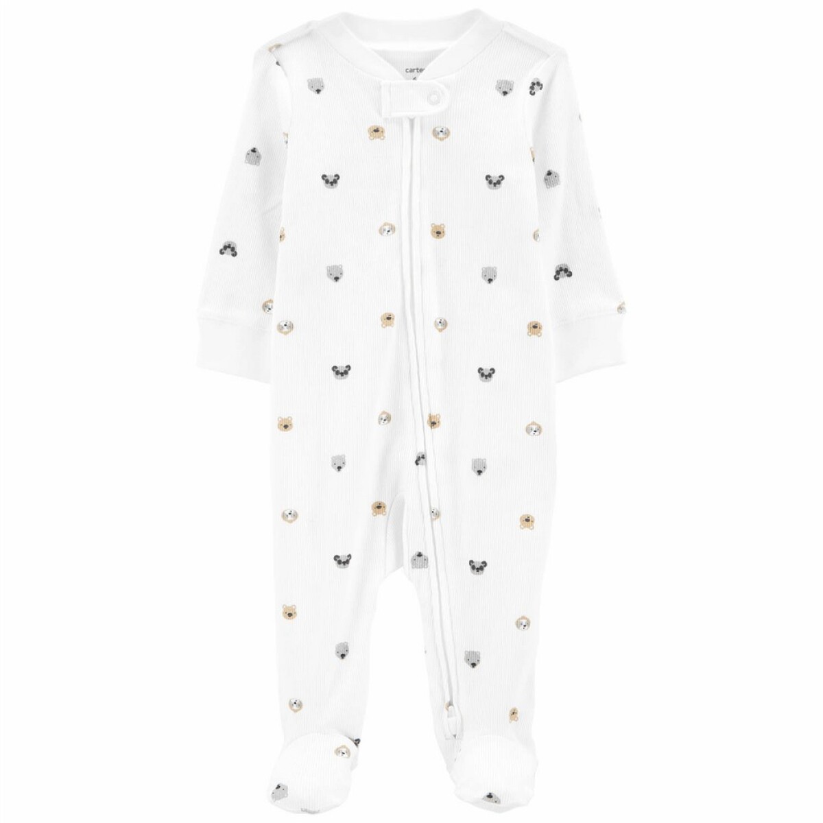 Enterito Carters Algodón animals white 