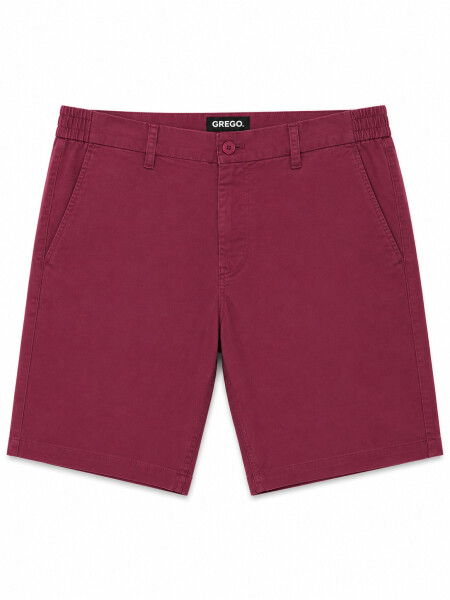 SHORT LUCA BORDEAUX