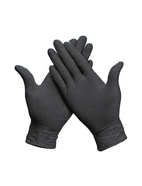 GUANTES NITRILO NEGROS TALLE XL, 100 UNIDADES GUANTES NITRILO NEGROS TALLE XL, 100 UNIDADES