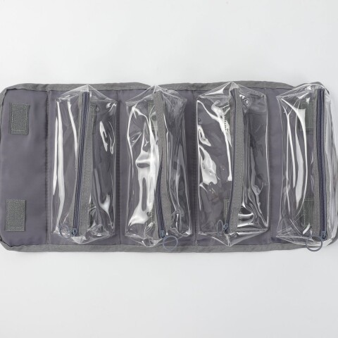 NECESER 4 EN 1 DESMONTABLE PORTÁTIL Y COLGABLE (GRIS) NECESER 4 EN 1 DESMONTABLE PORTÁTIL Y COLGABLE (GRIS)