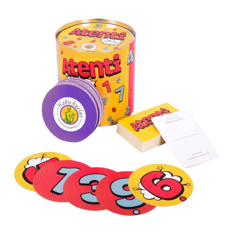 Juego de Cartas Atenti Habichuelas Juego de Cartas Atenti Habichuelas