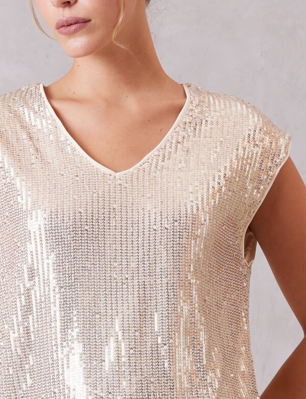 Blusa Lentejuelas DORADO