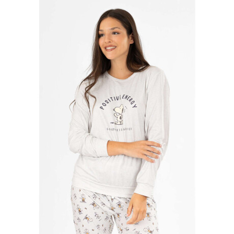 Pijama goodness & grief Gris melange