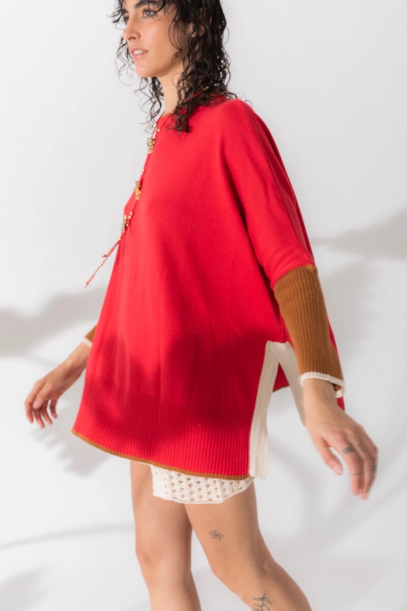 BUZO PAMELI COTTON Rojo