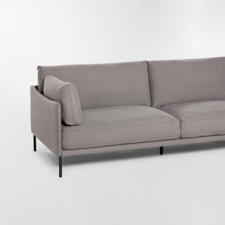 Sofá con chaise COSTA Gris - DERECHO