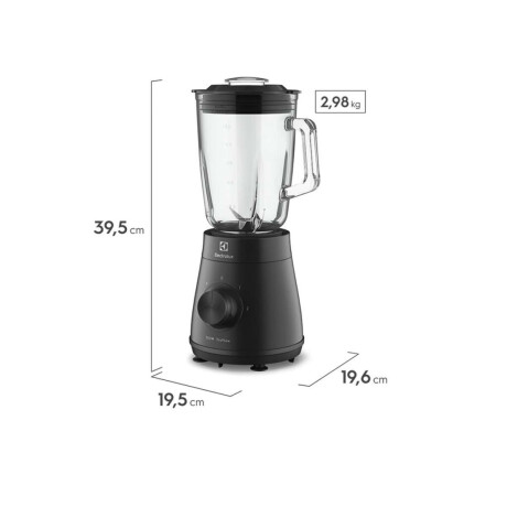 Licuadora Electrolux Jarra de Vidrio 500W 1.5L EBS20 Black